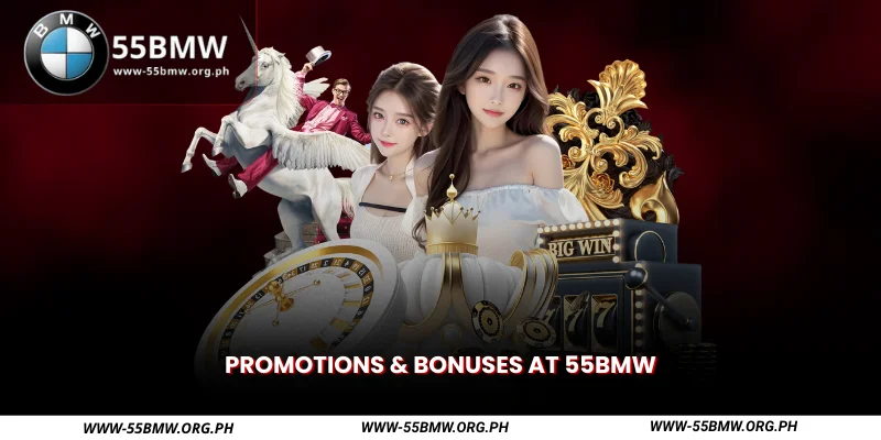 promotions & bonuses at 55bmw